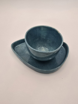 Zestaw ceramiczny Morska Fala
