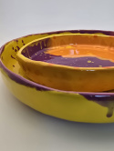 Zestaw ceramicznych pater/talerzy Kolorowe Spektrum